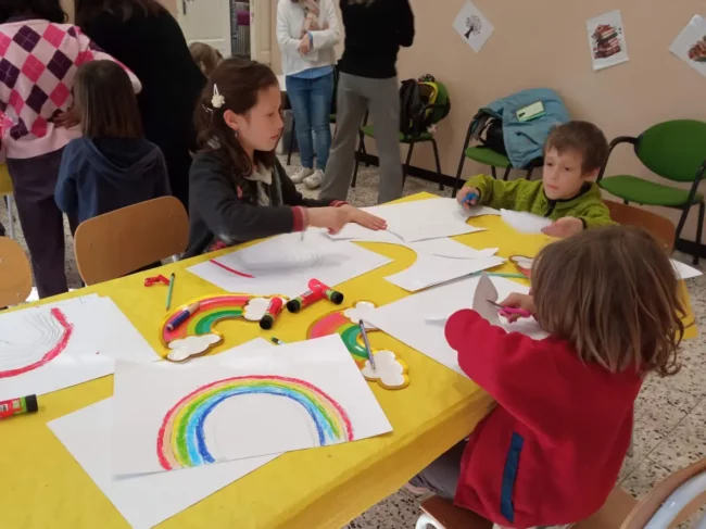 laboratorio creativo magico arcobaleno
