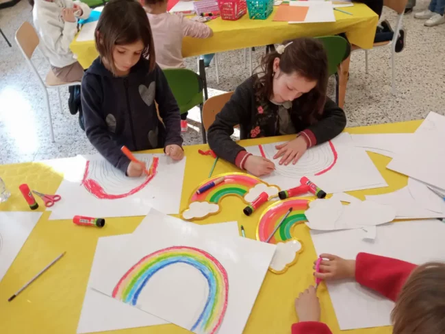 laboratorio creativo magico arcobaleno